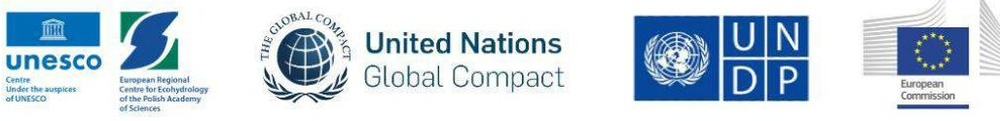 Logotypy partnerów: UNESCO, ERCE PAN, UN Global Compact, UNDP, Komisja Europejska